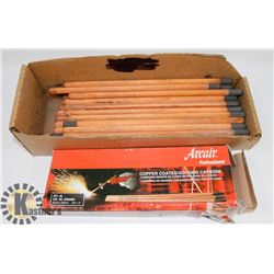 2 BOXES OF COPPER COATED GOUGING CARBON