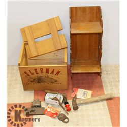 SLEEMAN BOX ANTIQUE TRINKETS