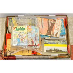 LOT OF ASSORTED OLD MAGAZINES AND ARCHIE COMICS