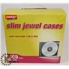 Image 1 : CASE OF STAPLES THIN JEWEL CASES