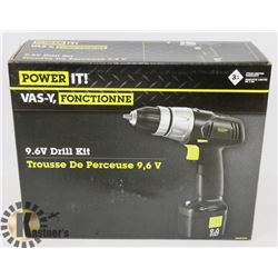 POWER IT 9.6V DRILL KIT
