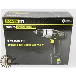 POWER IT 9.6V DRILL KIT