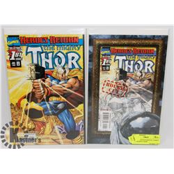 2 DIRECT EDITION MARVEL COMICS "THE MIGHTY THOR"