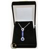 Image 1 : #13-CUBIC ZIRCONIA NECKLACE & PENDANT