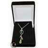 Image 1 : #17-CUBIC ZIRCONIA NECKLACE & PENDANT