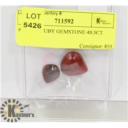 #49-RED RUBY GEMSTONE 40.5CT