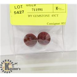 #48-RED RUBY GEMSTONE  45CT