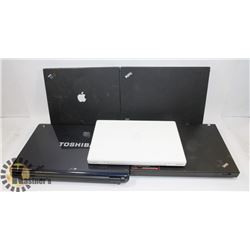 LOT OF 5 STORAGE LOCKER FIND LAPTOPS