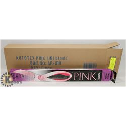 BOX OF 5 AUTOTEX 19" PINK WIPER BLADES ALL SEASON.