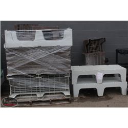 PALLET OF DUNNAGE RACK.