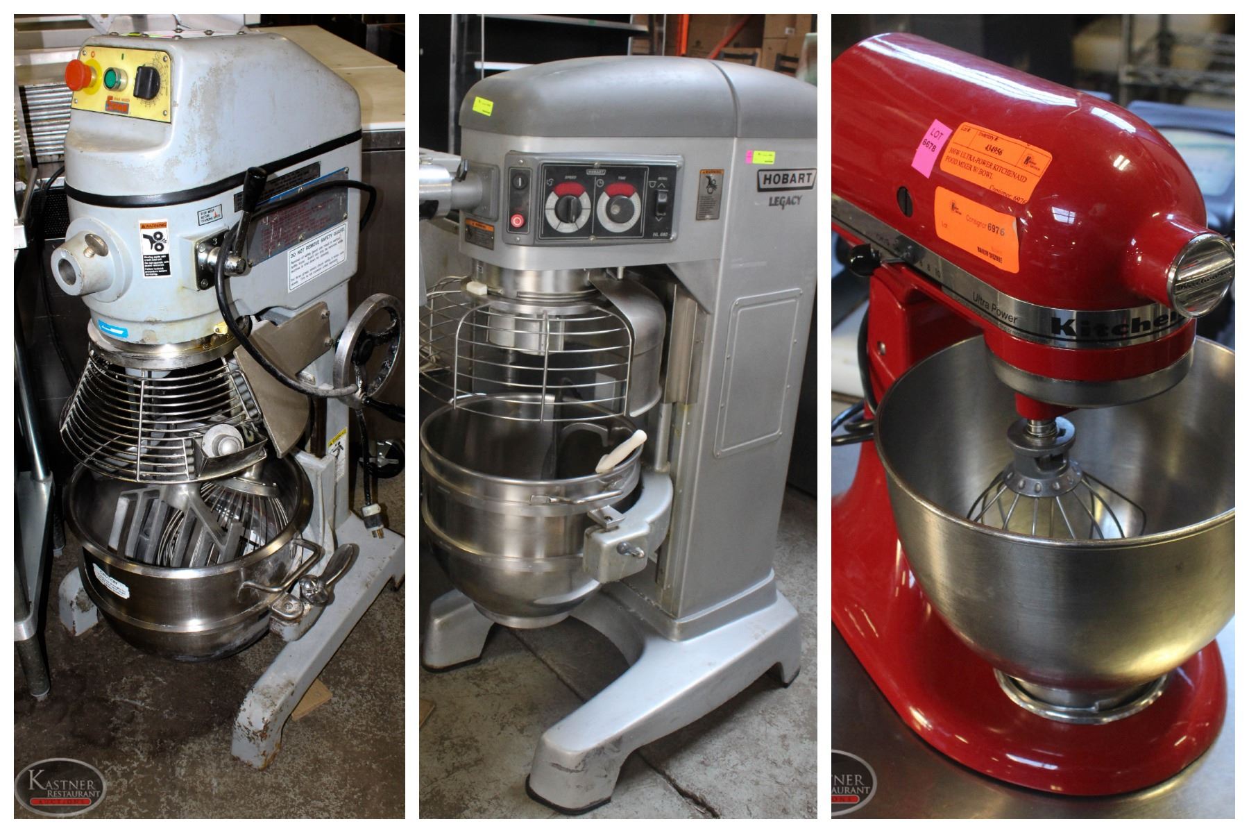 FEATURED LOTS COMMERCIAL MIXERS