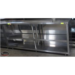 6' THORINOX S/S COMMERCIAL STORAGE SHELF WITH LEGS