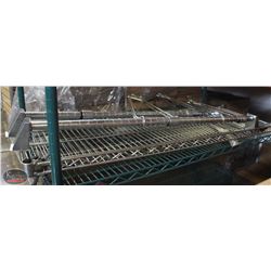 CHROME WIRE WALL MOUNTED SHELF