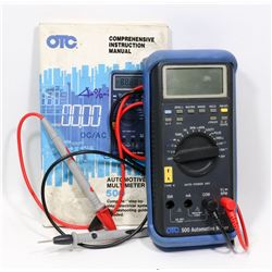OTC MULTI METER WITH MANUAL.