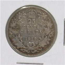1919 GEORGE V 25C