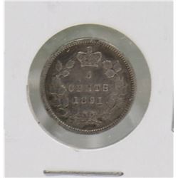 1891 QUEEN VICTORIA 5C
