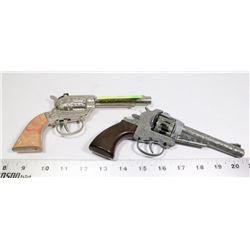 2 VINTAGE CAP PISTOLS