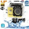 Image 1 : NEW YELLOW HD 1080P SPORTS ACTION CAM