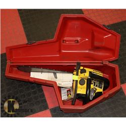 MCCULLOCH MAC 140 GAS POWERED CHAINSAW WITH HARD