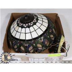 TIFFANY-STYLE HANGING LAMP 12" DIAMETER