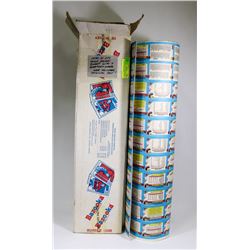BAZOOKA UNCUT SHEET HOCKEY CARDS IN ORIGINAL BOX
