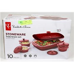 PRESIDENTS CHOICE STONEWARE BAKESET 10 PIECE