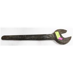 LARGE ANTIQUE STEAM ENGINE WRENCH.