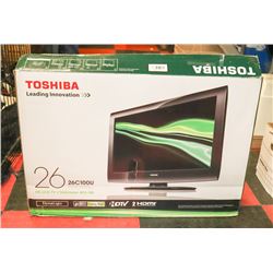 TOSHIBA 26" LCD TV WITH BOX