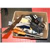 Image 1 : BOX OF TOOLS INCL SAWS & SOLDERING GUN.
