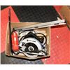 Image 1 : BOX OF TOOLS INCL BLACK & DECKER JIG SAW, BLACK
