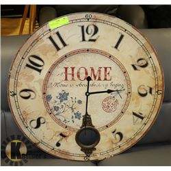 23" WALL CLOCK.