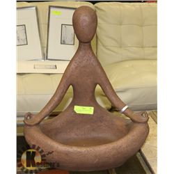 STONE ARTWORK SERENITY POSE YOGA FIGURE