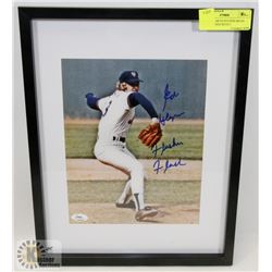 BASEBALL METS PITCHER BRIAN GLYNN SIGNED WITH 3