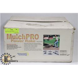 NEW MULCH PRO POWER RAKE-ATTACHES TO GAS POWERED