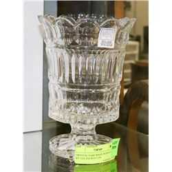 CRYSTAL VASE MADE IN POLAND BY FIFTH AVENUE LTD