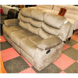 SAGE FABRIC RECLINING 77" SOFA