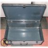 Image 2 : VINTAGE METAL STEAMER /STORAGE TRUNK - 31"L X