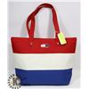 Image 1 : TOMMY HILFIGER REPLICA RED WHITE AND BLUE TOTE