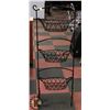 Image 1 : 'GOURMET BASICS' 3 TIER STEEL WIRE FRAME  BASKET