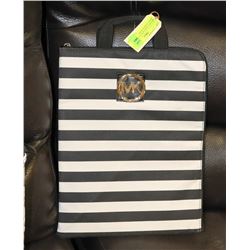 MICHAEL KORS REPLICA BLACK & WHITE STRIPED PURSE