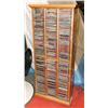 Image 1 : ESTATE OAK MEDIA STAND WITH CD'S