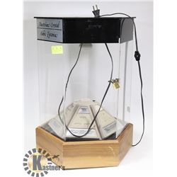 ROTATING LIGHT UP JEWELLERY DISPLAY CASE WITH KEY