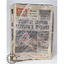 #1-#10 EDMONTON SUN NEWSPAPERS