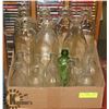 Image 1 : LOT OF 12 VINTAGE COKE BOTTLES & 7 VINTAGE MILK