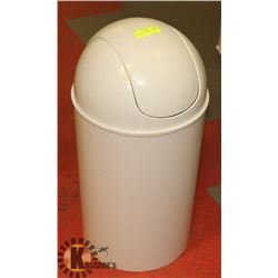 SWINGING LID GARBAGE CAN