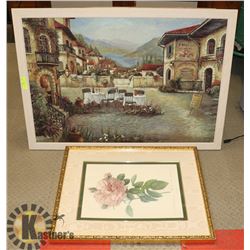 LOT OF 2 LARGE PICTURES