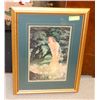 Image 1 : ESTATE FRAMED LADY PICTURE