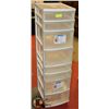 Image 1 : HOMELIVING 8 DRAWER CABINET ON CASTORS