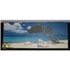 Image 1 : IKEA PRINT ON CANVAS 22 X 55 BEACH SCENE
