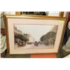 Image 1 : VINTAGE ESTATE HORSE DRAWN CARRIAGE FRAMED